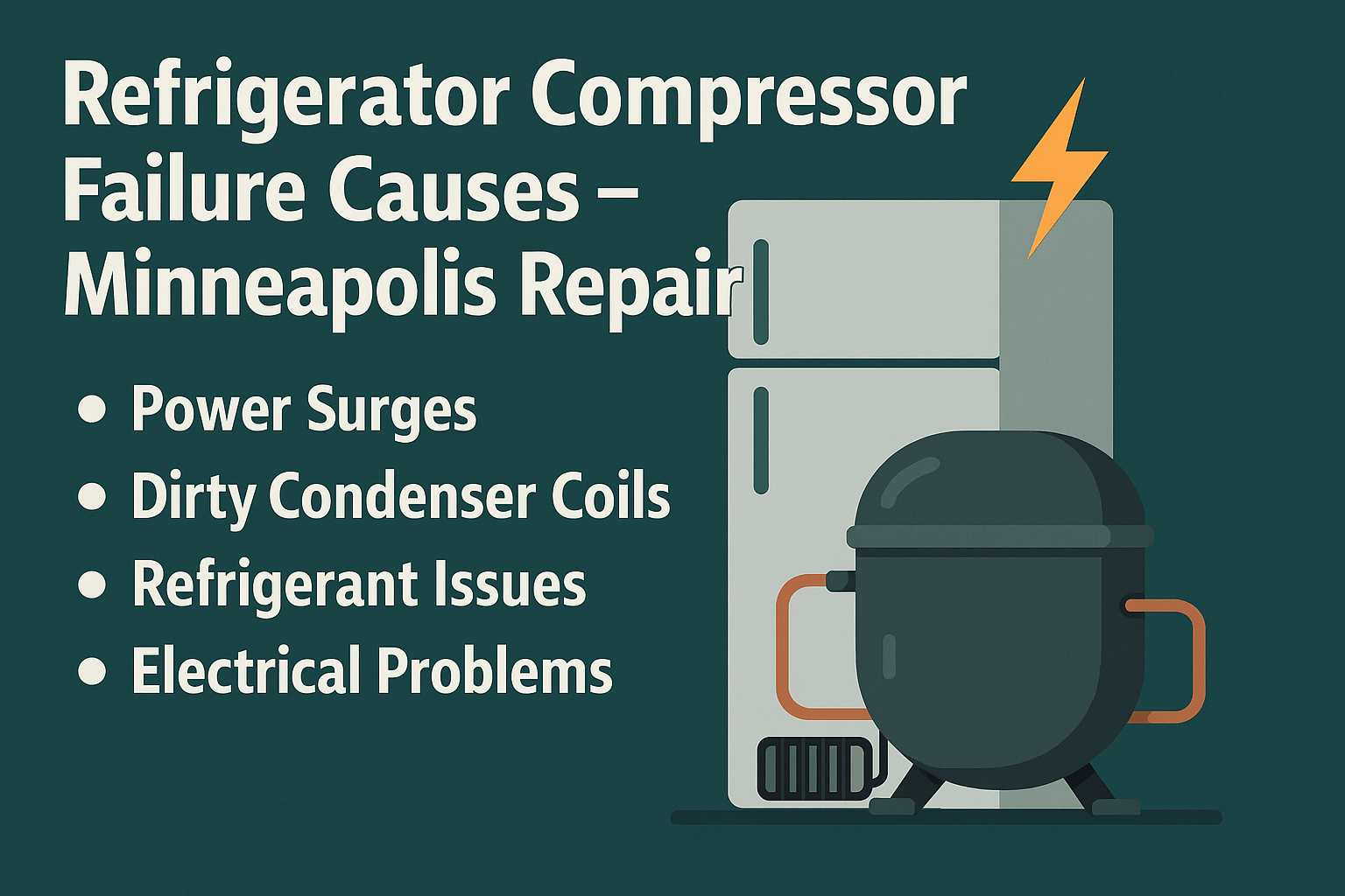 refrigerator compressor failure causes