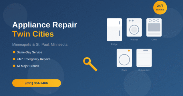 Best Appliance Repair Twin Cities 2026 | Fast Minneapolis & St. Paul Service 1 Appliance Repair